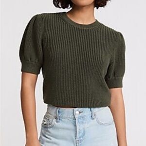 NWT! EXPRESS Olive Knit Top